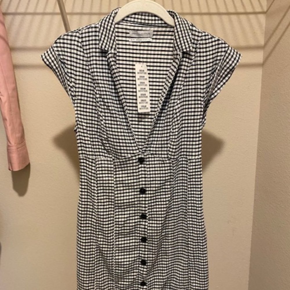 Urban Outfitters Gingham Button Down Dress NWT